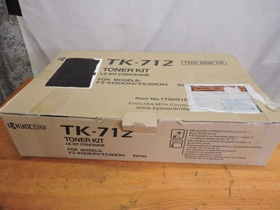 Caja abierta - Inspeccionado - Nuevo kit de tóner Kyocera TK-712. FS-9120DN/9530DN Foto 1 de 4
