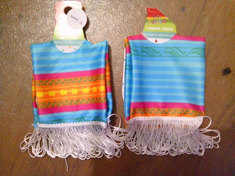 4 NUEVOS AMSCAN FIESTA MEXICANA CINCO DE MAYO TELA TAZA BEBIDA MANGA ACOGEDORA Foto 1 de 1