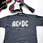 AC/Dc T-Shirt Vintage Stiff Upper Slip World Tour Europe 2001 Size XL
