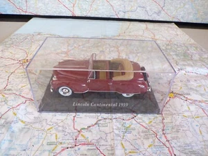 LINCOLN Continental 1939 IXO Voitures d'exception 1/43 en boite - Imagen 1 de 2