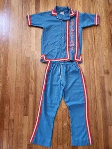 1950s Vintage Basketball pullover & pants SPARTANS shirt size 40 pants 34 Coane - Picture 1 of 22