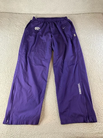 Kansas State Wildcats Men Pants Extra Large Purple Nike Sweats NCAA XL Storm Fit Cover