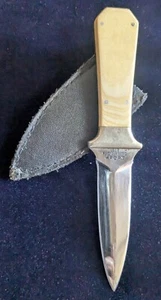 Ka-Bar KaBar 2751 "The Kid" Boot Knife Dagger with Sheath Stainless Steel RARE - Picture 1 of 15