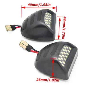 Luz de matrícula LED blanca xenón 6000K para camionetas Chevy Silverado GMC Sierra - Imagen 1 de 6
