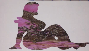 BBW Trucker Girl Window Decal Sticker Decals Stickers Fit Car Truck SUV Jeep - Picture 1 of 6