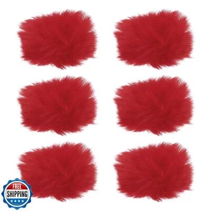 MECCANIXITY Furry Microphone Windscreen 10mm x 55mm Mic Cover Windshield for - Picture 1 of 5
