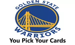 You Pick Your Cards - Golden State Warriors Team - NBA Basketball Card Selection - Picture 1 of 195