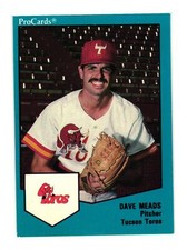 1989 ProCards Triple A #180 Dave Meads Tucson Toros