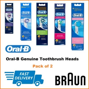Oral B Genuine Electric Toothbrush Heads (All Types Available) - New in Box - Picture 1 of 1
