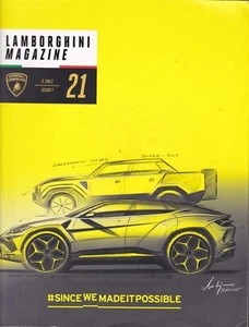 LAMBORGHINI MAGAZINE 21 aventador s roadster urus terzo millennio roger dubuis - Picture 1 of 14