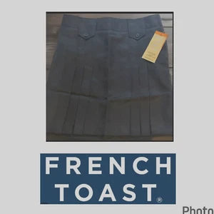 French Toast School Uniform Girl’s Size 7 NEW - Pleated Skirt - Black 23” Waist - Picture 1 of 16