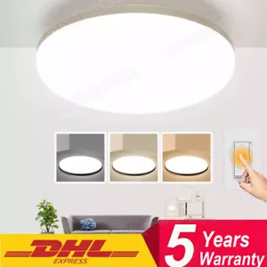 LED Deckenlampe Deckenleuchte Panel Schlafzimmer Bad Wohnzimmer Flur lampe IP44 - Bild 1 von 12