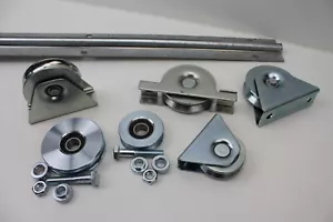 Schiebetorrolle Bodenlaufschiene U-Rille R8 - Gartentor Schiebetor Rolle - Bild 1 von 31