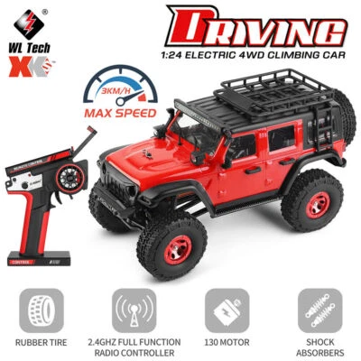 Wltoys XK 2428 4WD 1/24 2.4G Off-Road Remote Control RTR Climb RC Crawler Car - Image 1 of 4