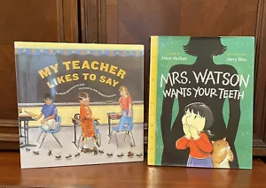 Funny Teacher Books Gift 1st Grade New Teacher Things Teachers Say Mrs. Watson - Picture 1 of 12