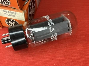 5U4GB/5AS4A GE NOS Gray Plate/Side Rectangle Getter Tube TV-7 Tested (Box A) - Bild 1 von 4