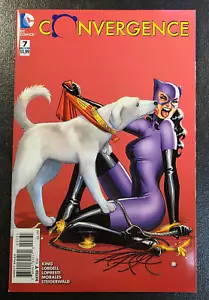 CONVERGENCE 7 Variant 1:25 Amanda Conner Catwoman 2015 NM Rare Key Ltd DC V 1 - Picture 1 of 2