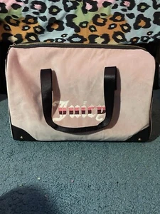 NWOT never used Juicy Couture weekender bag pink/brown - Picture 1 of 8