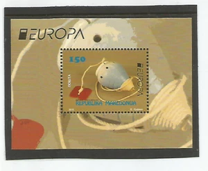 Mazedonien Europa 2015 Block altes Spielzeug postfrisch - Bild 1 von 1