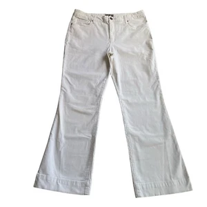 Kut From The Kloth Kelsey Fab Ab Ankle Flare Cordhose cremeweiß Größe 14 - Bild 1 von 9