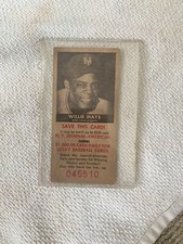 willie mays N.Y. Journal-American baseball card