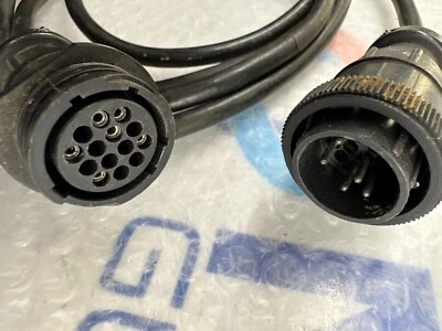 AMP 14 Pin 10' Motor Connector Cable - 206043-3, 206044-1, 7715 - Image 1 of 4