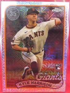 Kyle Harrison 2024 Topps T89C-80 Silver Pack Chrome Mojo Variation - Picture 1 of 1