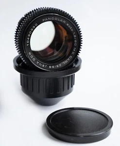 Carl Zeiss Pancolar f/1.8 80mm MC PL-MOUNT LENS ARRIFLEX ARRI RED ONE 35MM - Picture 1 of 12