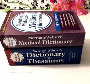 2 Merriam-Webster's Dictionary and Thesaurus & Medical Dictionary PB - Picture 1 of 6