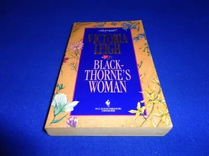 BLACK THORNE'S WOMAN BY VICTORIA LEIGH - SMALL PAPERBACK BOOK!! - Picture 1 of 3