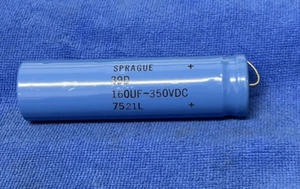 SPRAGUE ~ 39D167F350JT4 Cap, Alu Electrolytic, Cap 100uF, Axial, Volt-Rtg,250 V - Picture 1 of 1