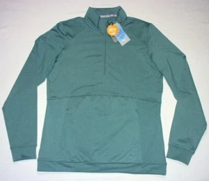 Puma Women's Cloudspun Rockaway 1/4 Zip Golf Top 535516 10 Adriatic Blue, M, New - Picture 1 of 4