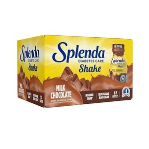 SPLENDA Diabetes Care Shakes - Meal Replacement Shake 8 Fluid Ounces Per Bott... - Picture 1 of 6