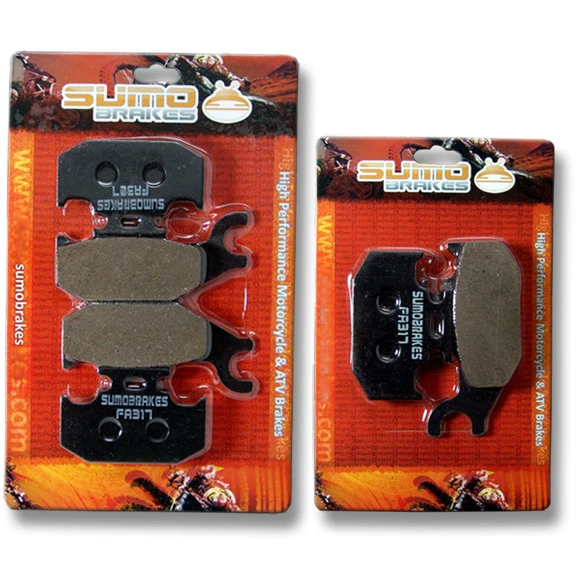 Bombardier Front Rear Brake Pads Traxter XL 02 03 04 XT (2001) Autoshift 02-05 - Image 1 of 1