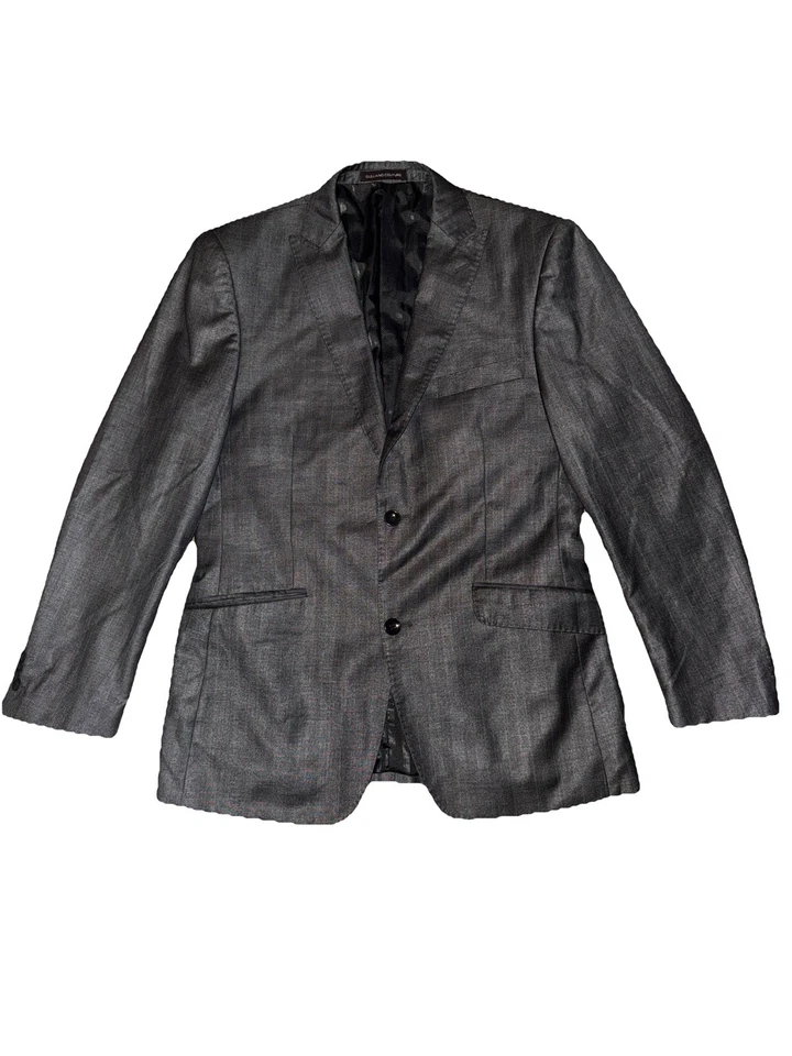 Gulliano Couture Wool Suit  Men  Gray Polyester Lining Alfredi See pic for size  - Image 1 of 4