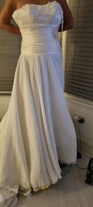 Brand NEW Nicola Anne Wedding DRESS Size 8 - Picture 1 of 10