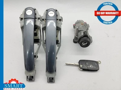 Audi TT MK1 Ignition Key Door Lock Handle Set 00-06 OEM Key Doesn't Fold - Image 1 of 4