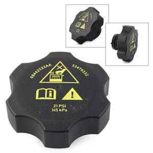 1x Black Radiator Coolant Recovery Bottle Cap ABS 68249136AA - Picture 1 of 7