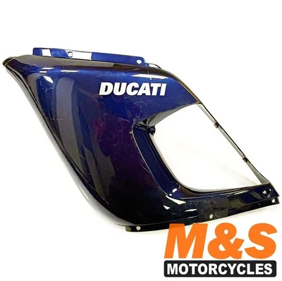 Panel de carenado superior izquierdo Ducati ST4S en azul | Pieza original Ducati Foto 1 de 4