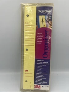 3M Organizer Striscia Lunga Adesivo Note per Raccoglitore 3 Anelli 2000 Raro HTF Tipo Post-it - Foto 1 di 5