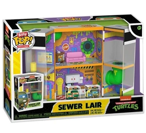 Funko Bitty POP! Bitty Box Teenage Mutant Ninja Turtles Sewer Lair Boxed Display - Picture 1 of 6