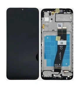 Display LCD ORIGINALE Samsung A03s SM-A037G Nero – Service Pack + Frame - Foto 1 di 1