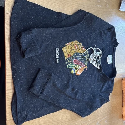 NHL Chicago Blackhawks Mujer’s XL Suéter CCM Sudadera con Cordones E21 Hawks Foto 1 de 3