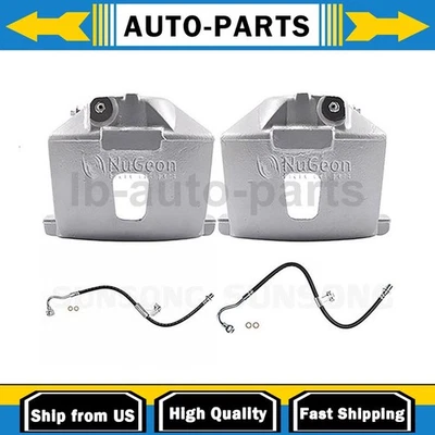 Pinza de freno delantera con mangueras lado conductor pasajero compatible con GMC C3500 1979 Foto 1 de 4