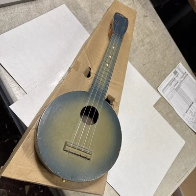 1930s-1940s Gretch N.Y.C Vintage Camp Uke Ukulele Blue Burst VGC - Image 1 of 4