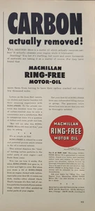 Olio motore Macmillan 1941 pubblicità vintage 14 x 5 cabon effettivamente rimosso - Foto 1 di 2
