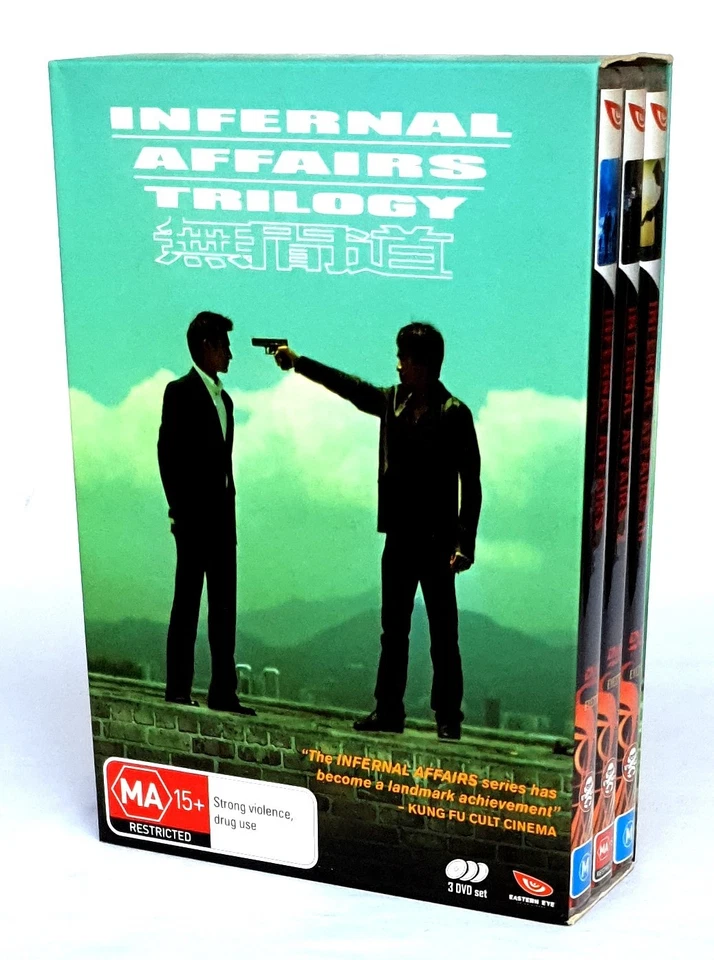 Infernal Affairs Trilogy DVD Box set-Tony Leung Chiu-wai, Andy Lau Tak-wah - R4 - image 1 of 2