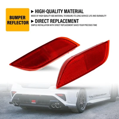 Juego de reflectores de parachoques para Subaru XV Crosstrek 2013-2015 Impreza trasero 2008-2016 Foto 1 de 4