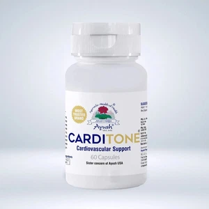 Carditone Ayush Herbs for Cardiovascular & Hypertension Support 60ct | Pack of 1 - Picture 1 of 1