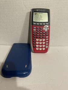 Texas Instruments TI-84 Plus Silver Edition Graphing Calculator Tested Working - Picture 1 of 6